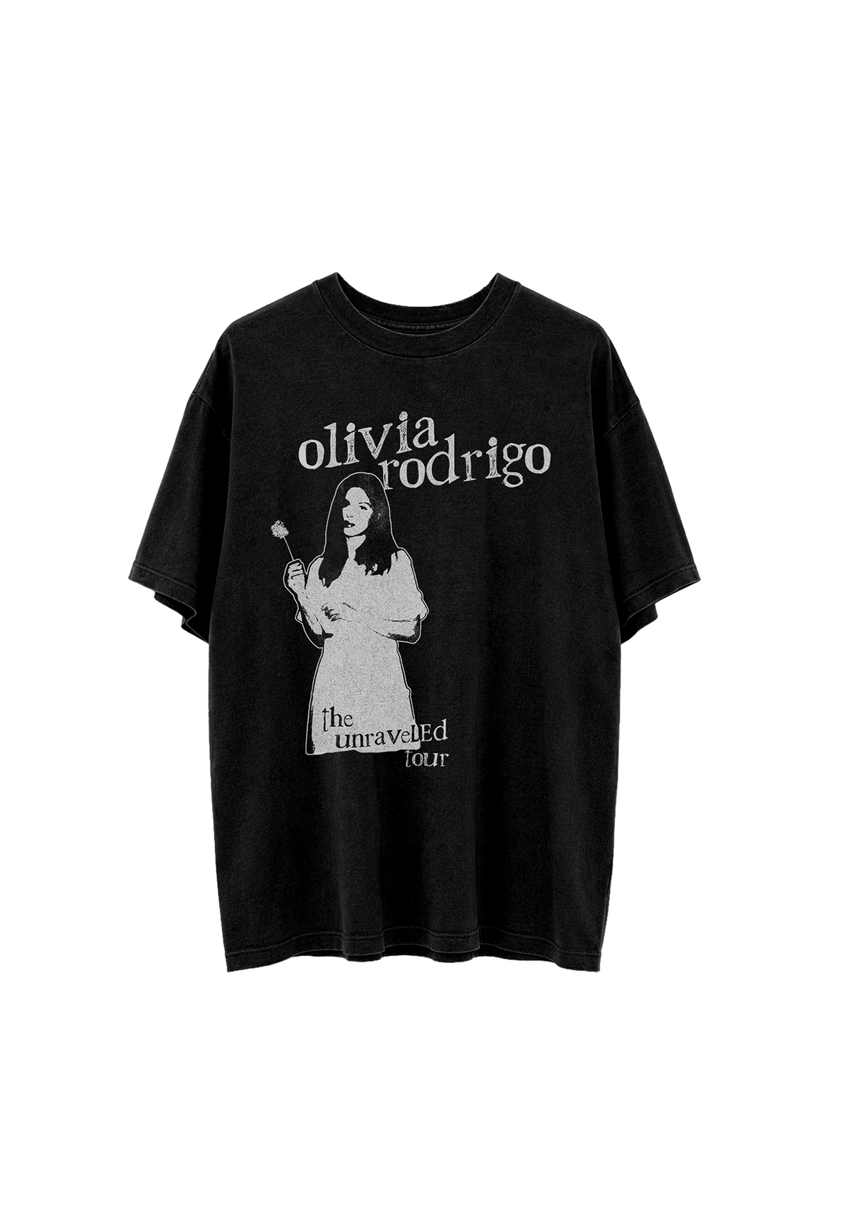 unraveled dandelion tour t-shirt