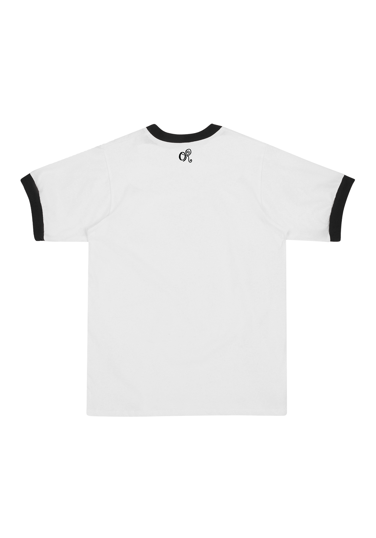 the colors are all flat ringer t-shirt