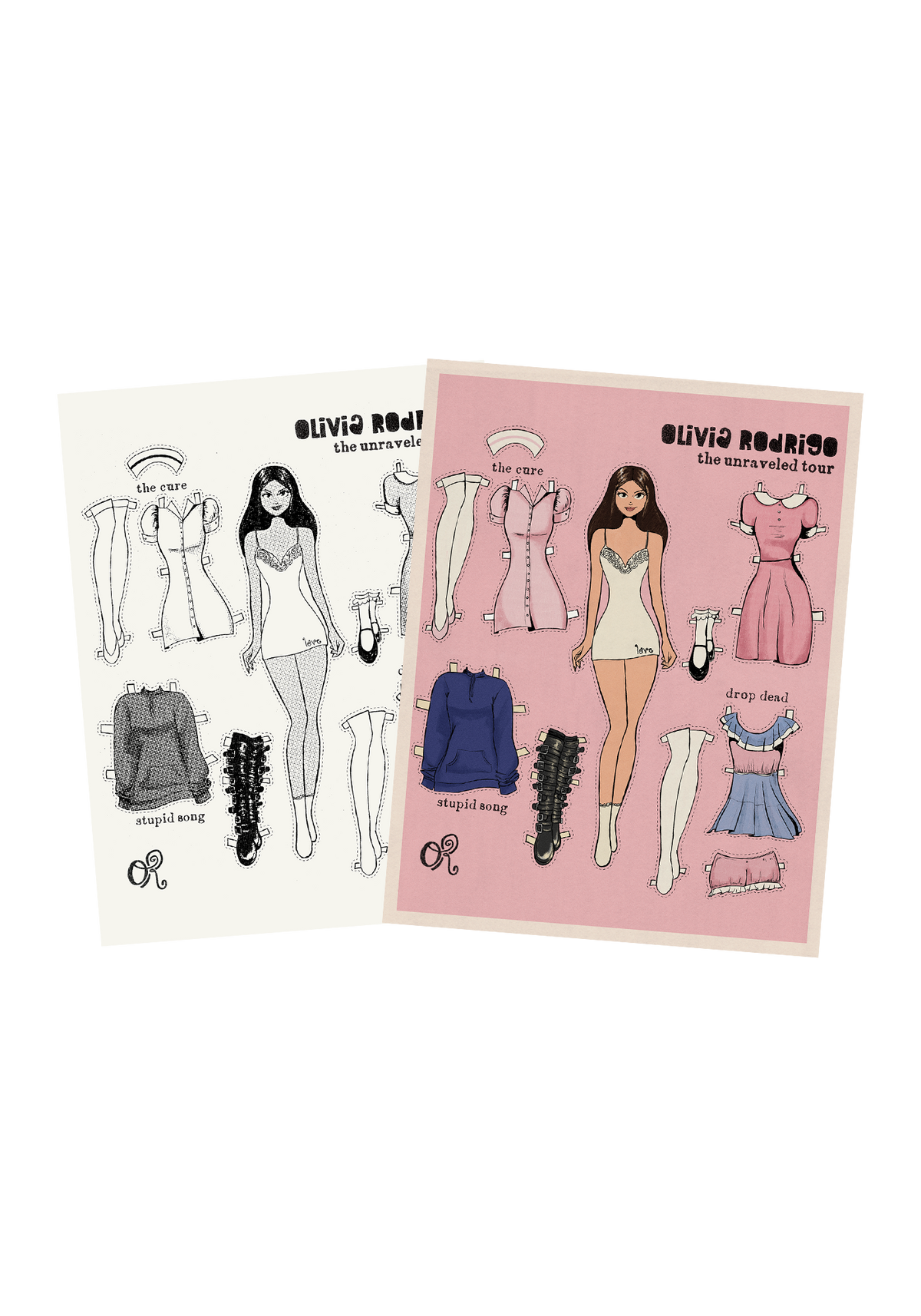 the unraveled tour paper dolls