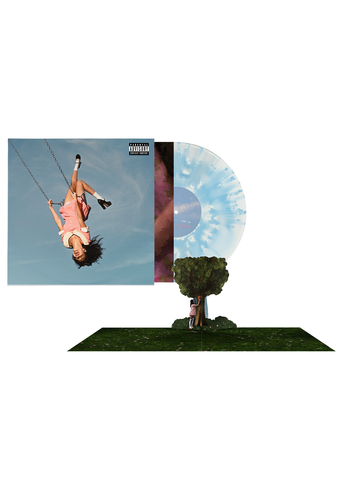 you seem pretty sad for a girl so in love - exclusive 'static lover' pop-up vinyle bleu