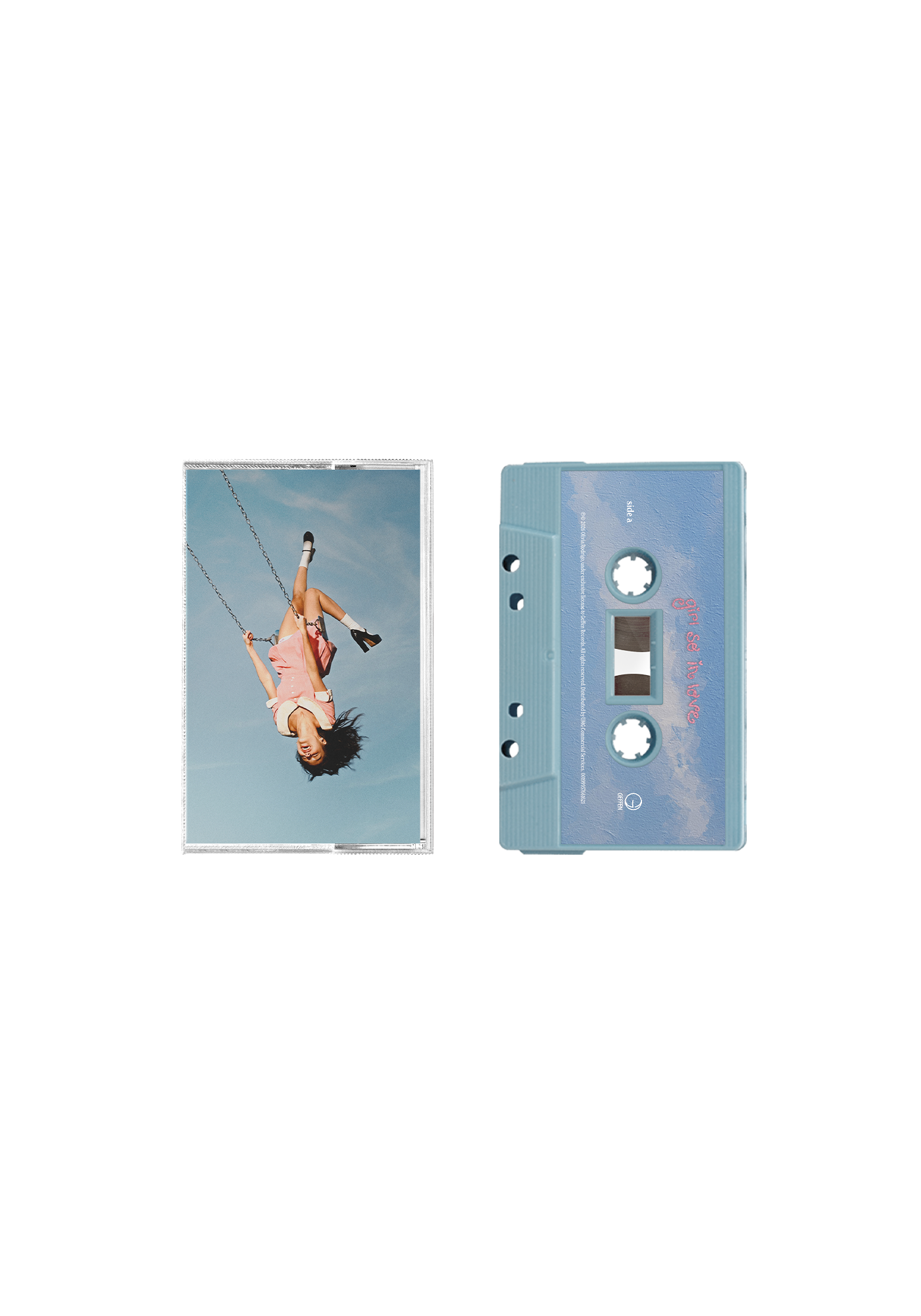 you seem pretty sad for a girl so in love - exclusive cassette baby blue