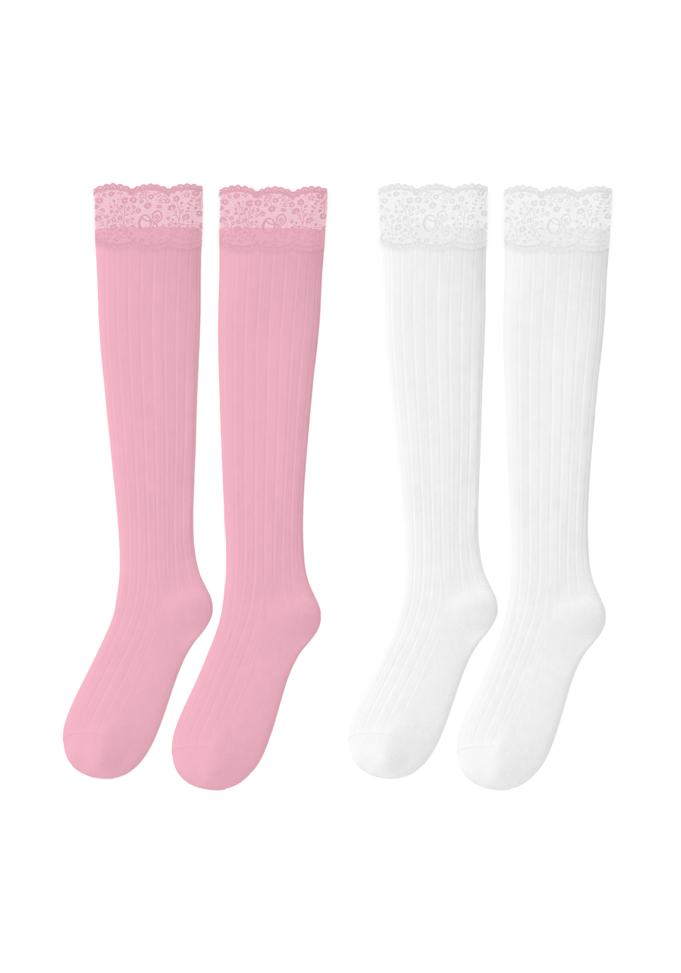 logo ensemble de chaussettes hautes à lacets