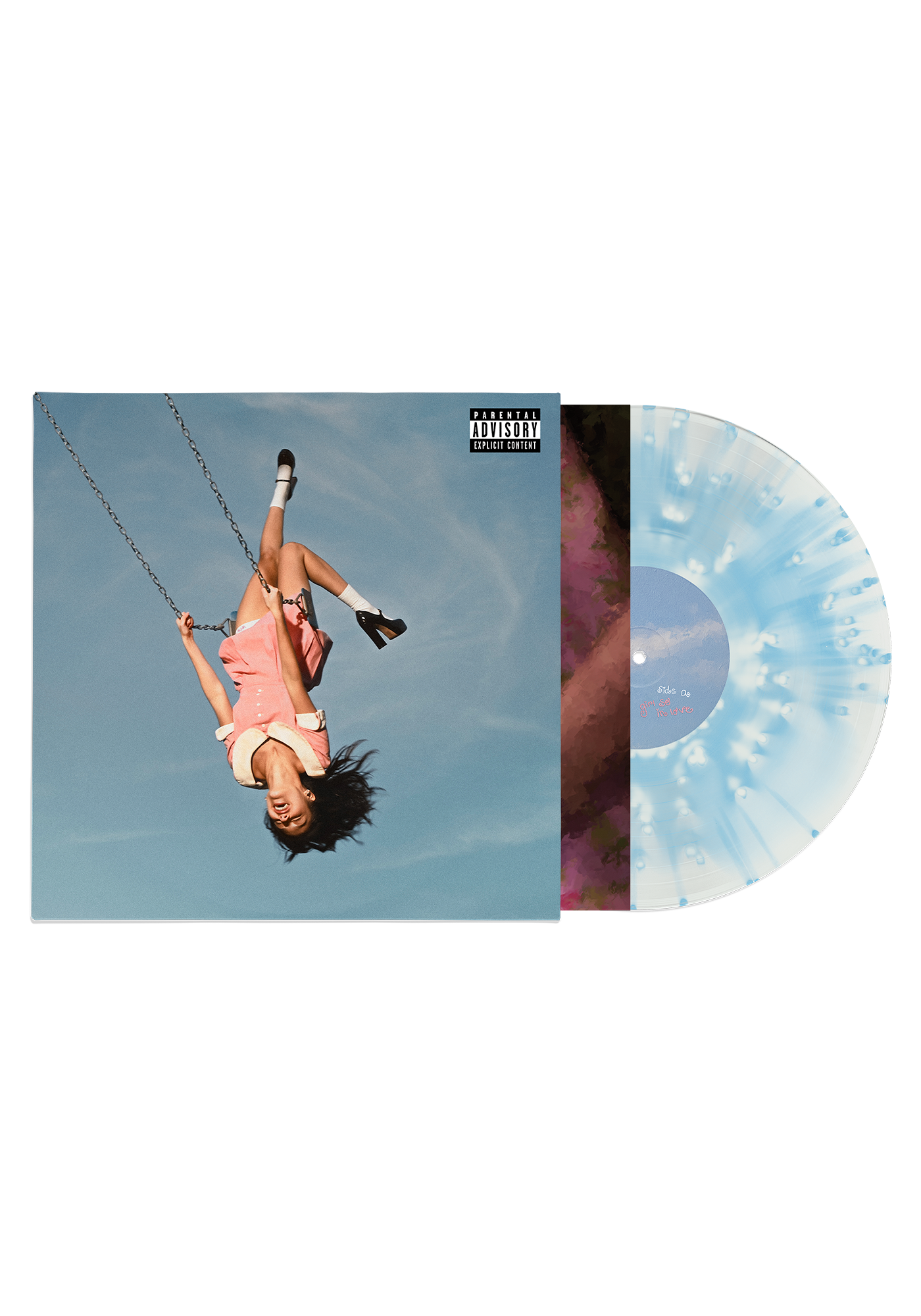 you seem pretty sad for a girl so in love - exclusive 'static lover' pop-up vinyle bleu