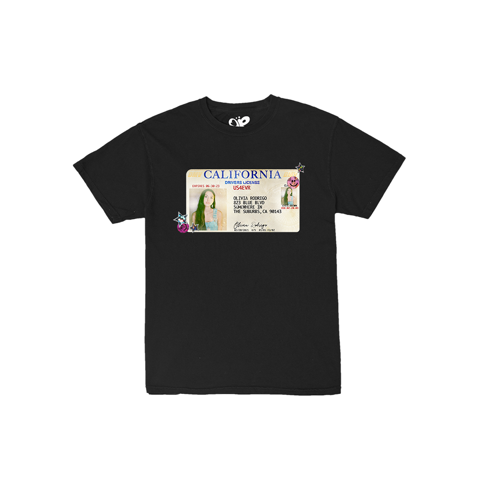 Drivers License 23 T-shirt Noir