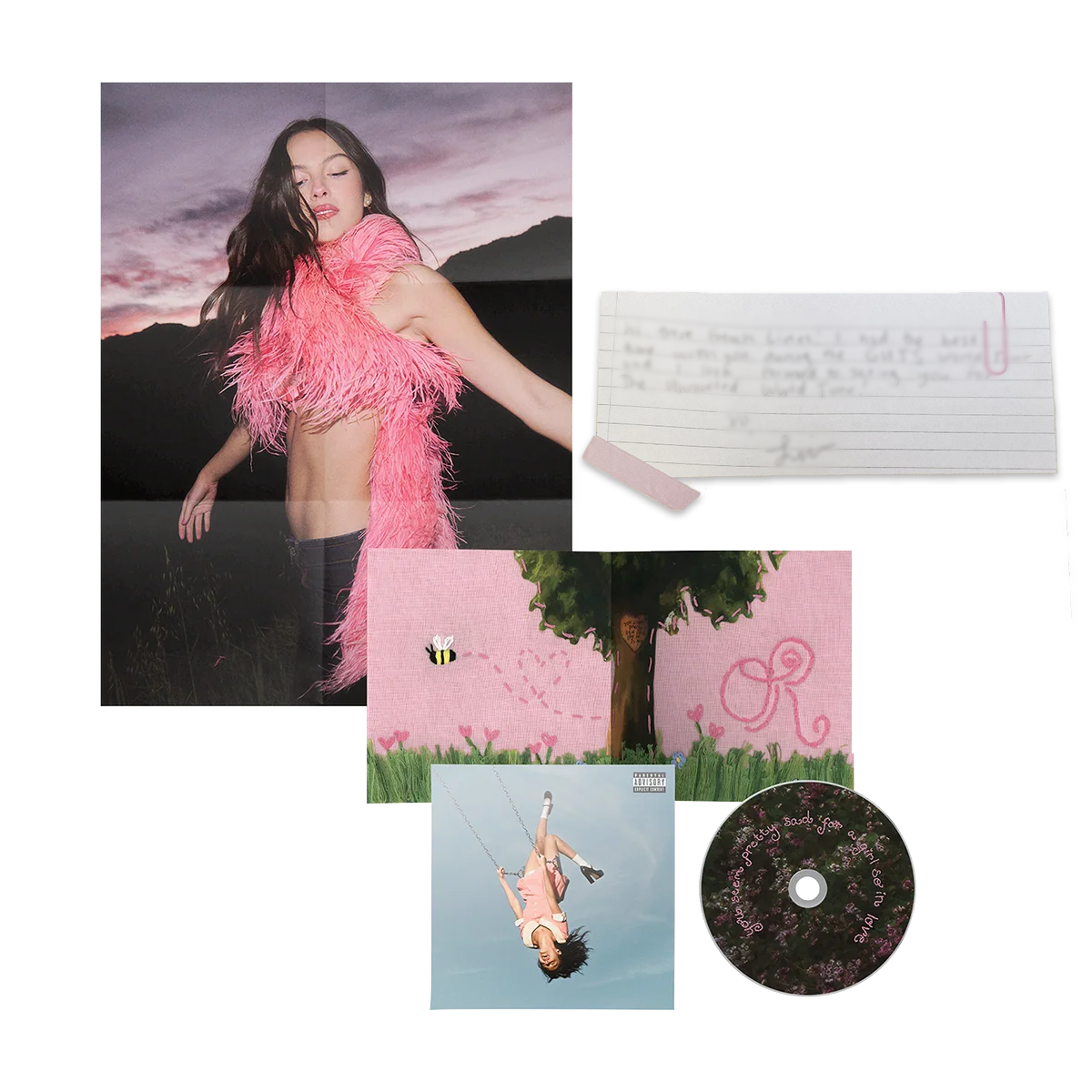 you seem pretty sad for a girl so in love - exclusive cd with letter to FR fans