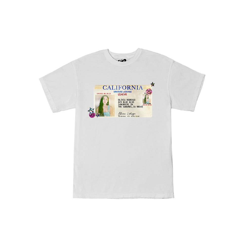 Drivers License 23 T-shirt Blanc